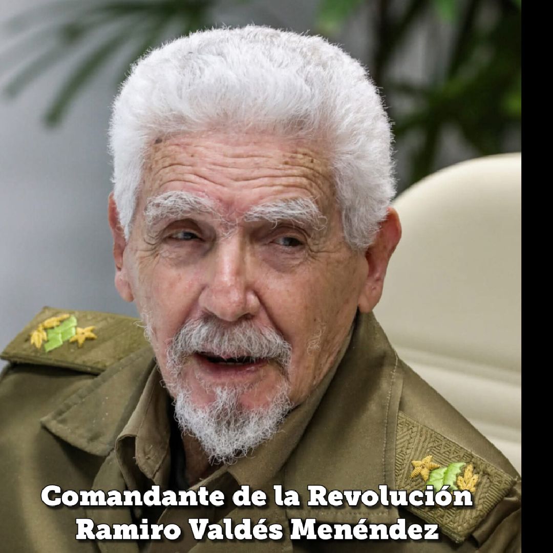 Viceprimer ministro de Cuba, Ramiro Valdés Menéndez. Foto: @DiazCanelB